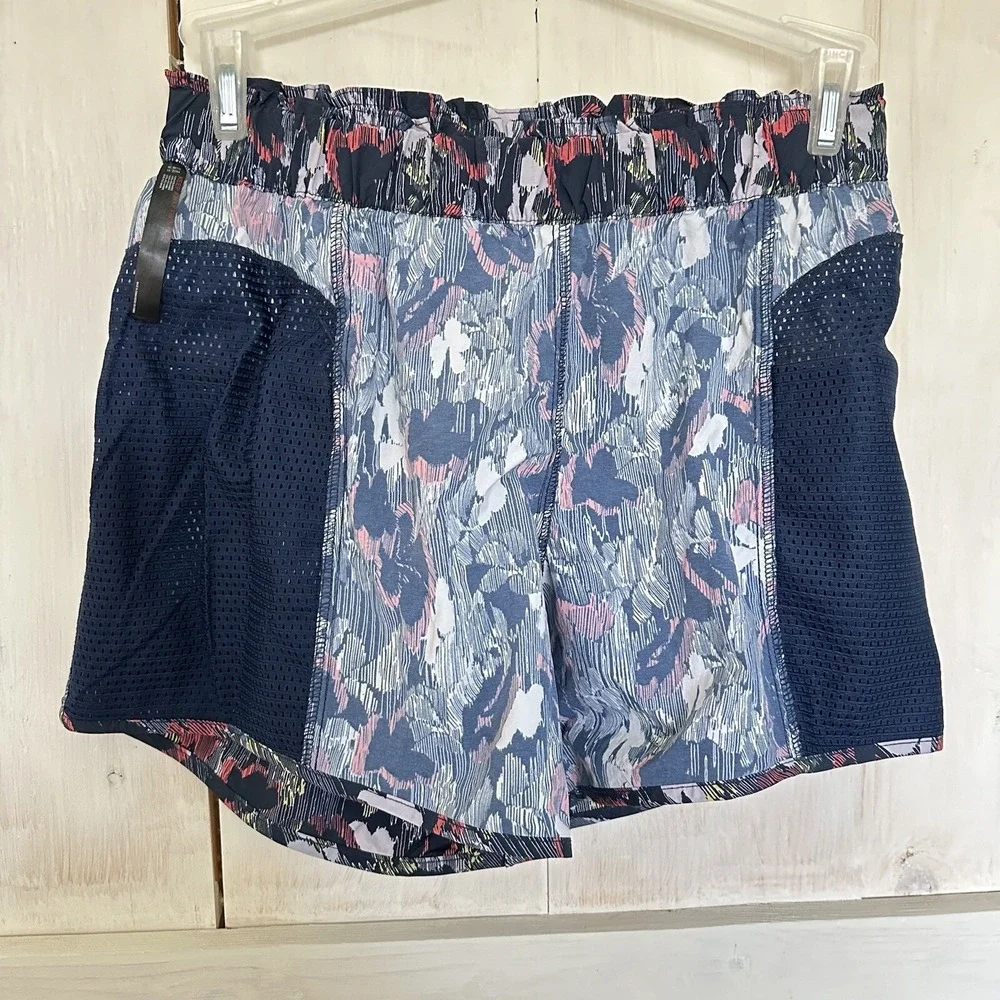 Free People Movement In The Wild Printed Athletic Shorts Supernova Combo Size XS